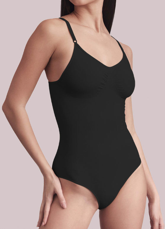 Bellissima Body donna contenitivo in microfibra Body donna Nero taglia L/XL