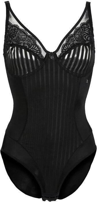 Bellissima Body in pizzo GRAZIA coppa C Body donna Nero taglia 03