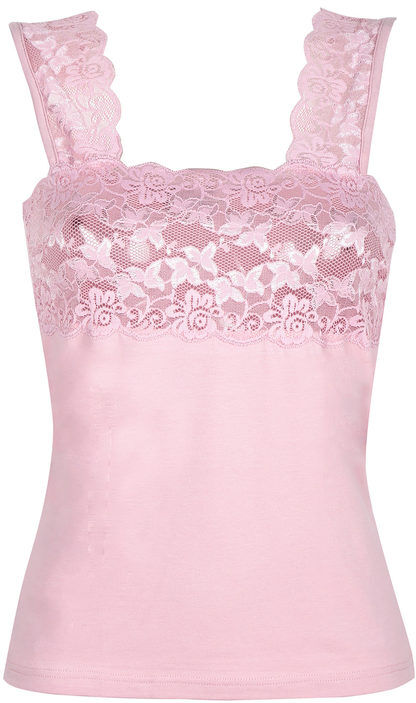 esse speroni Canotta intima donna con pizzo Maglie Intime donna Rosa taglia M