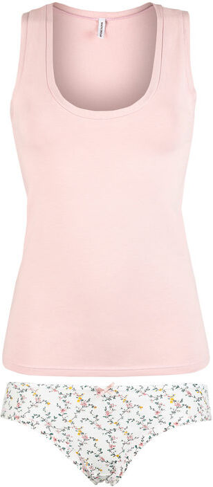 Magic Dream Coordinato intimo donna top + slip Completi Intimi donna Rosa taglia L