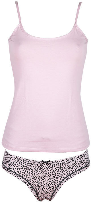 Magic Dream Coordinato intimo top + slip Completi Intimi donna Rosa taglia S