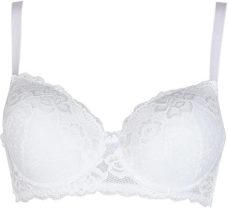 Liabel IRIS reggiseno balconcino in pizzo Coppa C Reggiseni donna Bianco taglia 04