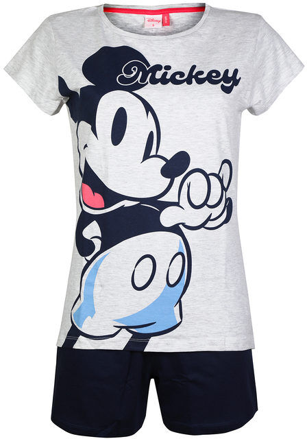 Disney MINNIE Pigiama corto donna con Minnie Pigiami donna Grigio taglia S