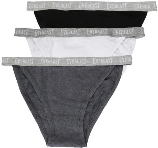 Everlast mutandine tanga Confezione 3 pezzi Slip donna Multicolore taglia L