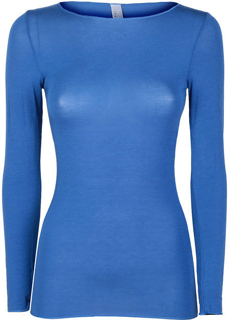 Pura P0713M Maglietta donna in cashmere a manica lunga Maglie Intime donna Blu taglia XL