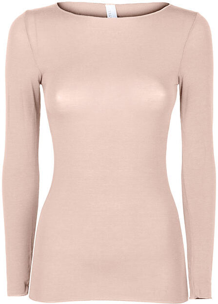 Pura P0713M Maglietta donna in cashmere a manica lunga Maglie Intime donna Beige taglia L