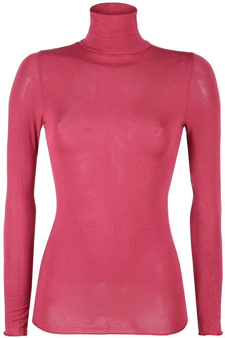 Pura P0714C Dolcevita in misto cashmere Maglie Intime donna Rosso taglia L