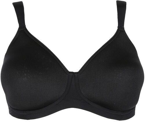 SieLei PLUS 2546 Reggiseno senza ferretto COPPA D Reggiseni donna Nero taglia 02