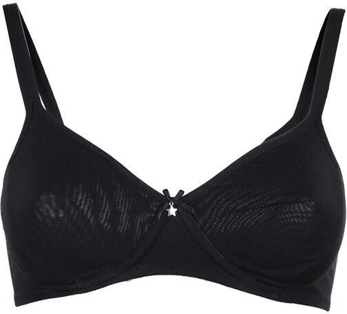 SieLei Reggiseno semi imbottito coppa B 1452 Reggiseni donna Nero taglia 03