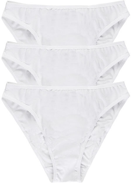 Garda Slip tinta unita Confezione 3 pezzi Slip donna Bianco taglia L