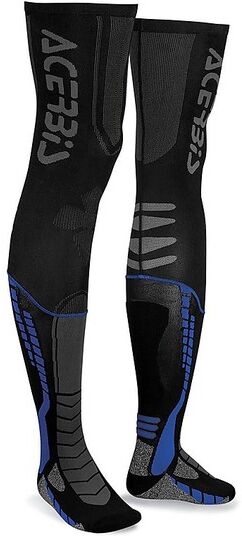 Calze Moto Tecniche Acerbis X-Leg pro Nero Blu taglia L/XL