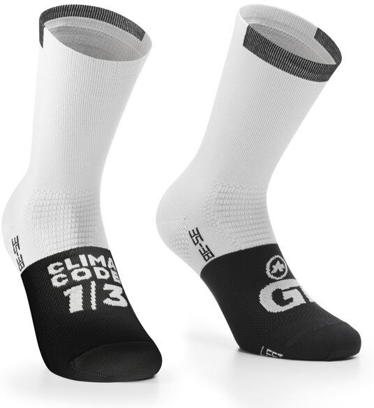 Assos GT - calzini ciclismo White/Black 0 (EU 35-38)