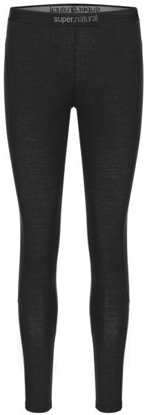 Super.Natural W Base Tight 175 - calzamaglia - donna Black/Black XL