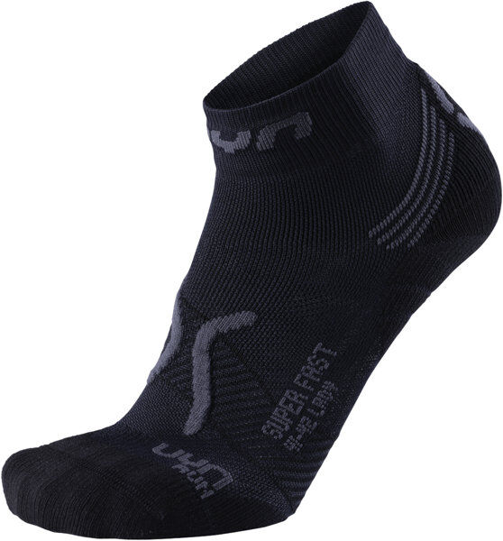 Uyn Super Fast Run - calzini corti running - donna Black 35/36