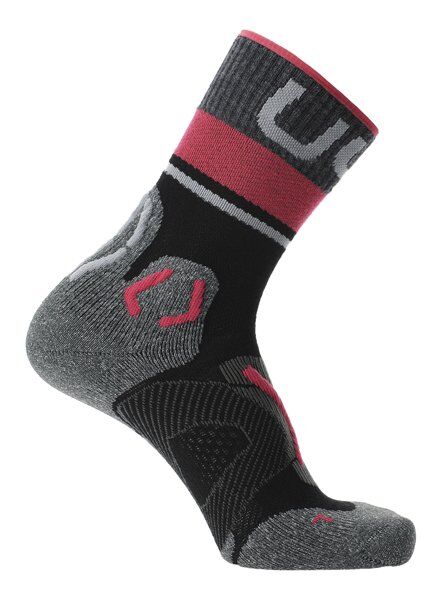 Uyn Trekking One Merino - calzini corti - donna Black/Pink 41/42