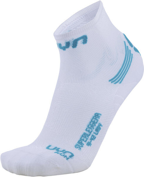 Uyn Superleggera Run - calzini corti running - donna White/Blue 35/36