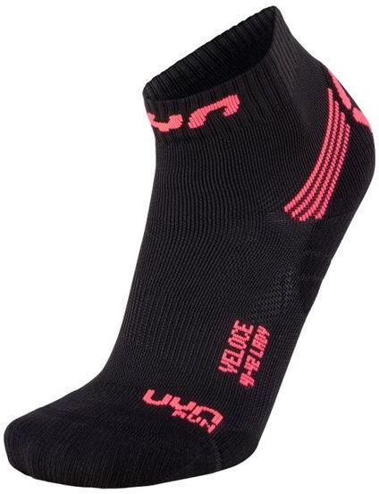 Uyn Veloce - calzini corti running - donna Black/Pink 35/36