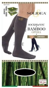 Solidea Socks For You Bamboo Carezza Gambaletto Nero Medium 1pezzo