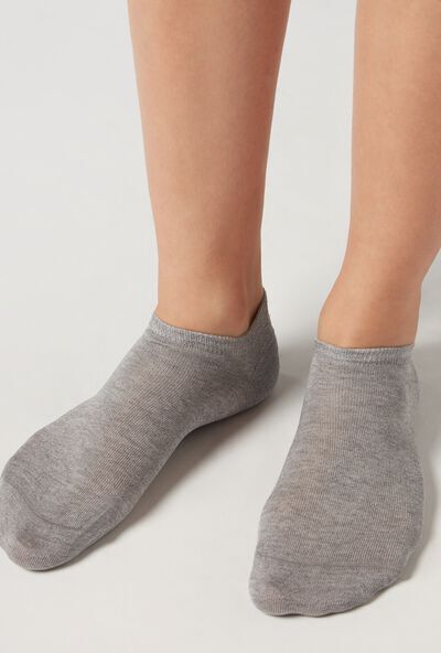 Calzedonia Pedulini Unisex in Cotone Uomo Grigio 37-39