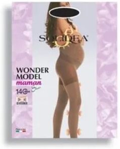 SOLIDEA Wonder Model Maman Sheer 140 DEN Collant Compressivo Colore Sabbia Taglia M