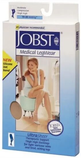 Jobst Us 15-20 mmhg Collant Elastico Nero Taglia 2