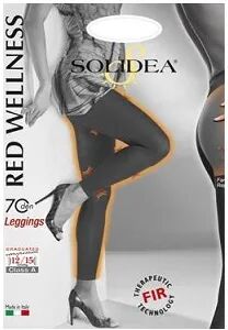 SOLIDEA Redwellness 70 DEN Leggins Compressivo Colore Nero Taglia 4 L