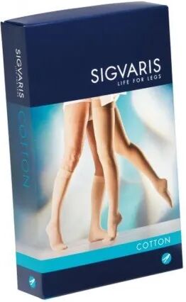 SIGVARIS 503 AF Collant Mezza Coscia Autoreggente Compressivo In Microfibra Colore Beige Taglia M Lungo