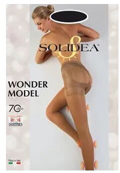SOLIDEA Wonder Model Maman Sheer 70 DEN Collant Compressivo Colore Nero Taglia M