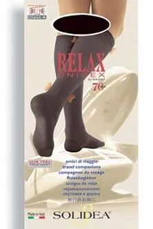 SOLIDEA Relax Unisex 70 DEN Gambaletto Compressivo Colore Cammello Taglia 1