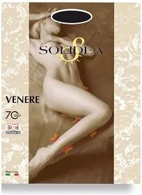 SOLIDEA Venere 70 DEN Collant Compressivo Colore Glacè Taglia 4 L