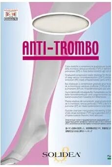 SOLIDEA Anti Trombo Calza Compressiva Anti Trombosi Colore Naturale Taglia M