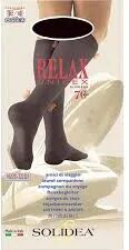 SOLIDEA Relax Unisex 70 DEN Gambaletto Compressivo Colore Bianco Taglia 5 XXL