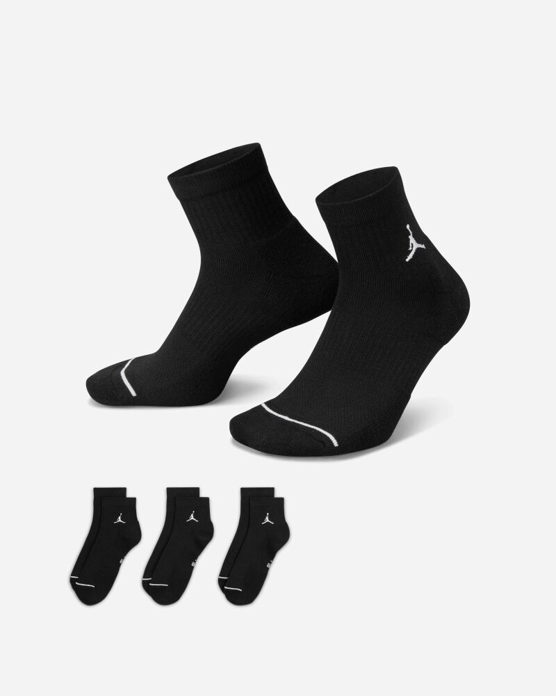 Nike Pacco di calze Jordan Nero Unisex DX9655-010 M