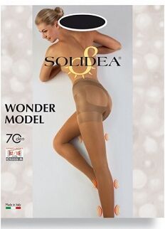 SOLIDEA Wonder model 70 collant sheer nero 5xxl