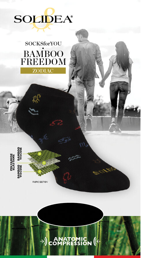 SOLIDEA Socks for you freedom zodiac bordeaux l