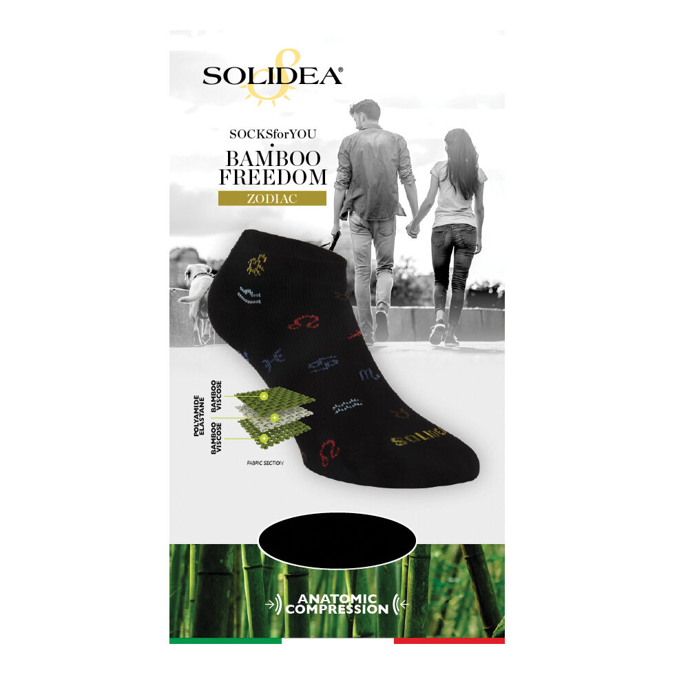 SOLIDEA Socks for you freedom zodiac nero l