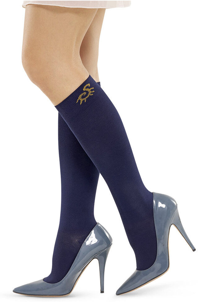 SOLIDEA Socks For You Bamboo - Opera 1 Paio Di Calze "Blu Navy" M