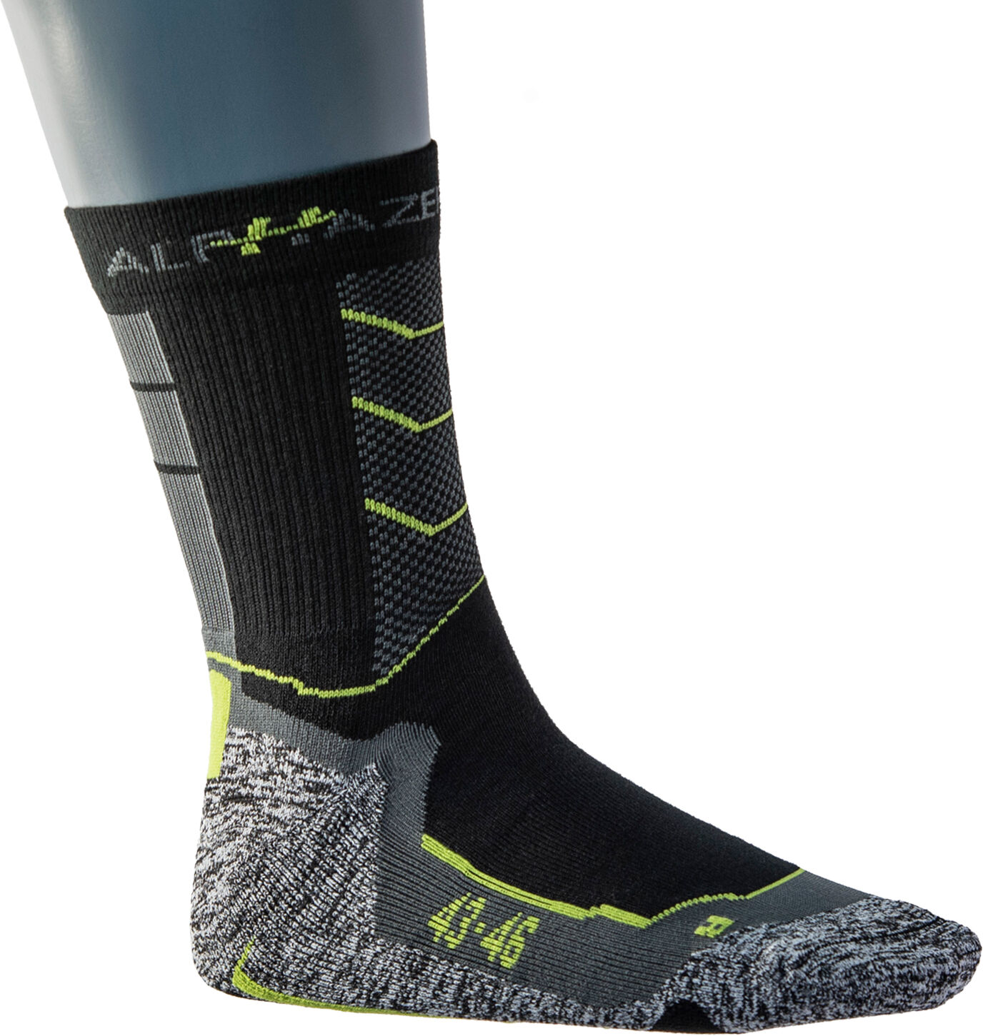 ALPHAZER OUTFIT Technical Sports Sock Colore: Nero 35/38