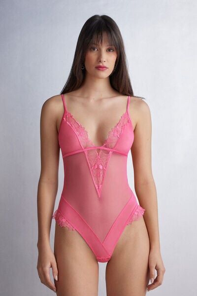 Intimissimi Body in Tulle Sweet Like Sugar Donna Rosa Taglia L