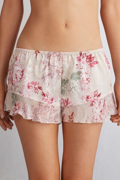 Intimissimi Pantaloncino in Raso Secret Garden Donna Floreale Taglia M