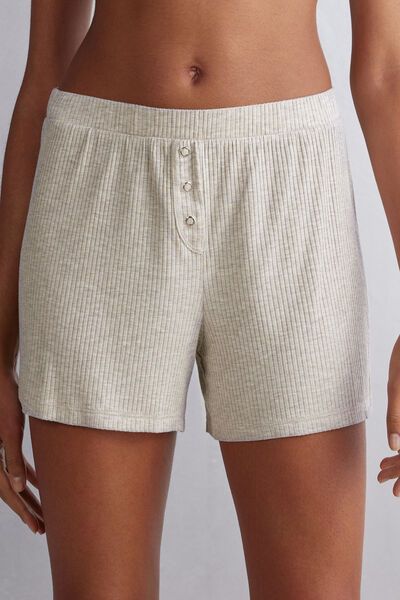 Intimissimi Pantaloncino in Modal Chic Comfort Donna Naturale Taglia L