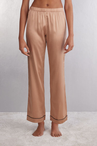 Intimissimi Pantalone lungo in Seta Donna Naturale Taglia XL