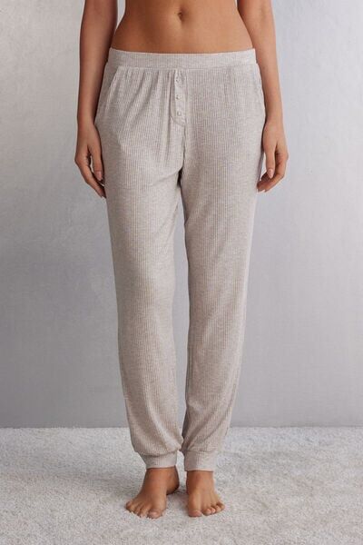 Intimissimi Pantalone Lungo in Modal Chic Comfort Donna Naturale Taglia S