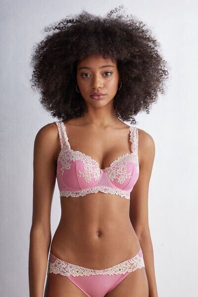 Intimissimi Reggiseno a Balconcino Sofia in Pretty Flowers Donna Rosa Taglia 3E