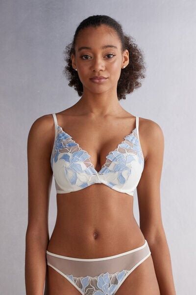 Intimissimi Reggiseno a Balconcino Giorgia Eternal Flowers Donna Bianco Taglia 1C