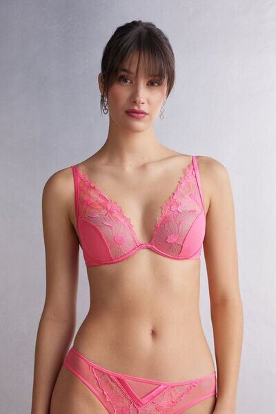 Intimissimi Reggiseno a Balconcino Elena Sweet Like Sugar Donna Rosa Taglia 4B