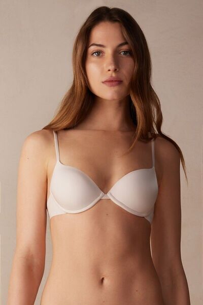 Intimissimi Reggiseno Push-up Bellissima in Micorfibra Ultralight Donna Naturale Taglia 3B