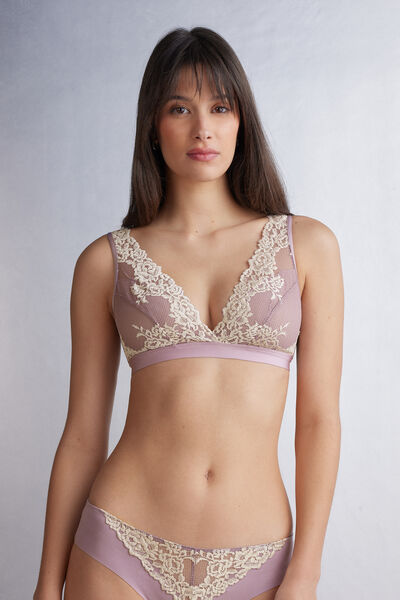 Intimissimi Reggiseno a Triangolo Lara Pretty Flowers Donna Viola Taglia 5B