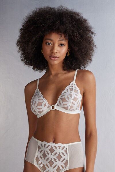 Intimissimi Reggiseno a Triangolo Crafted Elegance Donna Avorio Taglia 2C