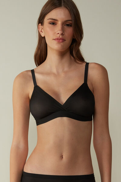 Intimissimi Reggiseno a Triangolo Emma Invisible Touch Donna Nero Taglia 3C